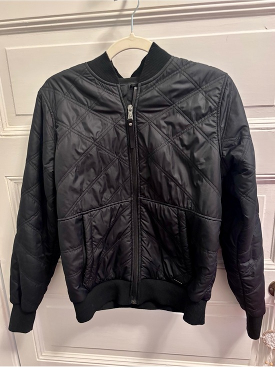 Prana Jackets & Blazers - Prana Black Quilted Bomber Jacket